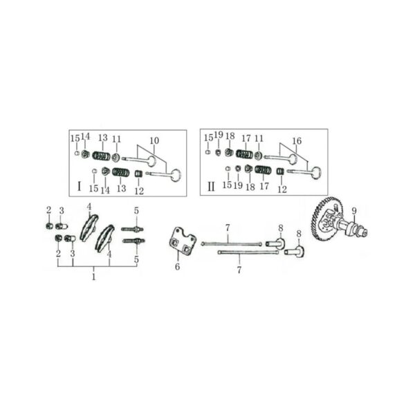 9 Hp Subap Takımı